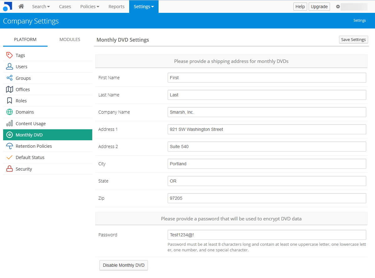 How to Change the DVD Shipping Address