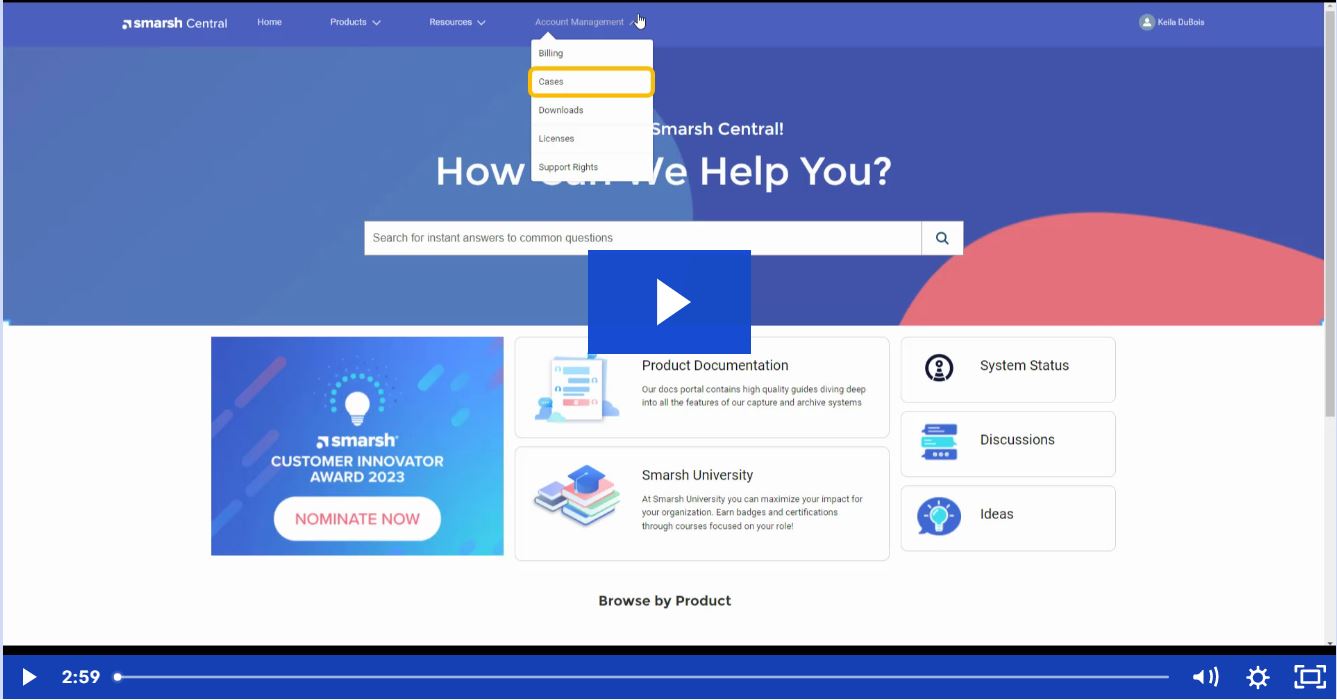Smarsh Central Tour Video