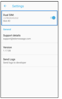 How to configure dual sim support for Android Capture