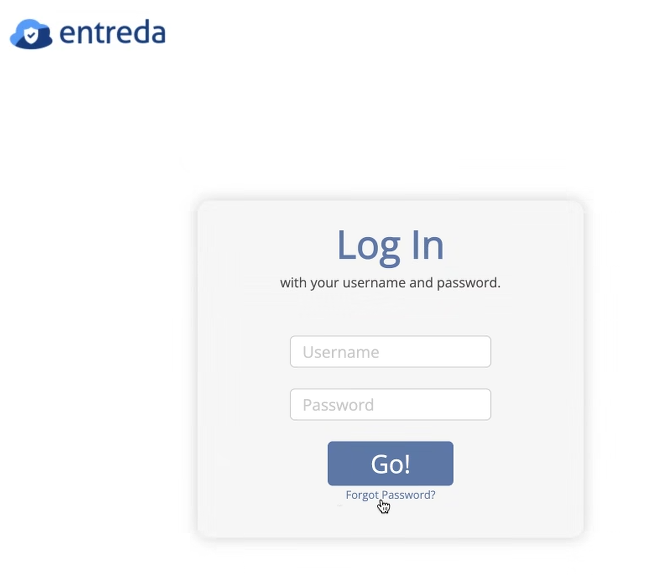 How do I reset my password for Cyber Compliance (Entreda?)